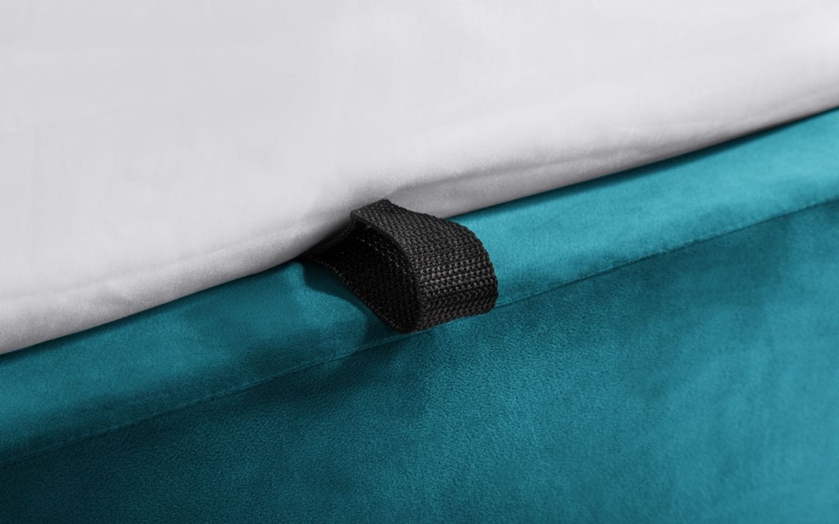 Frida Storage Ottoman Bed - Teal – Julian Bowen, view 10