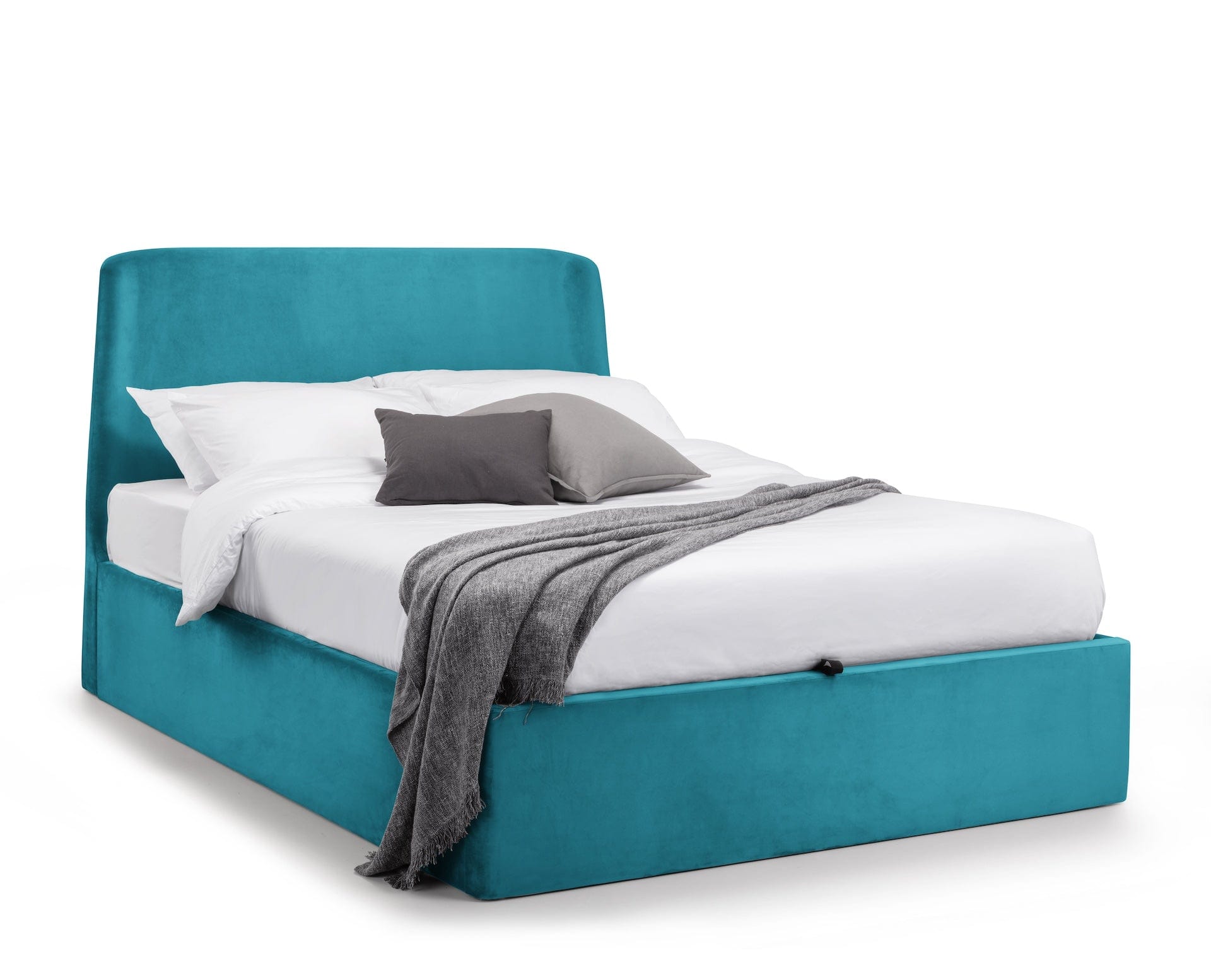 Frida Storage Ottoman Bed - Teal – Julian Bowen