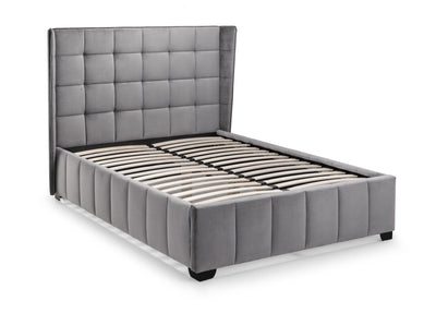 Gatsby Bed - Light Grey – Julian Bowen, view 3