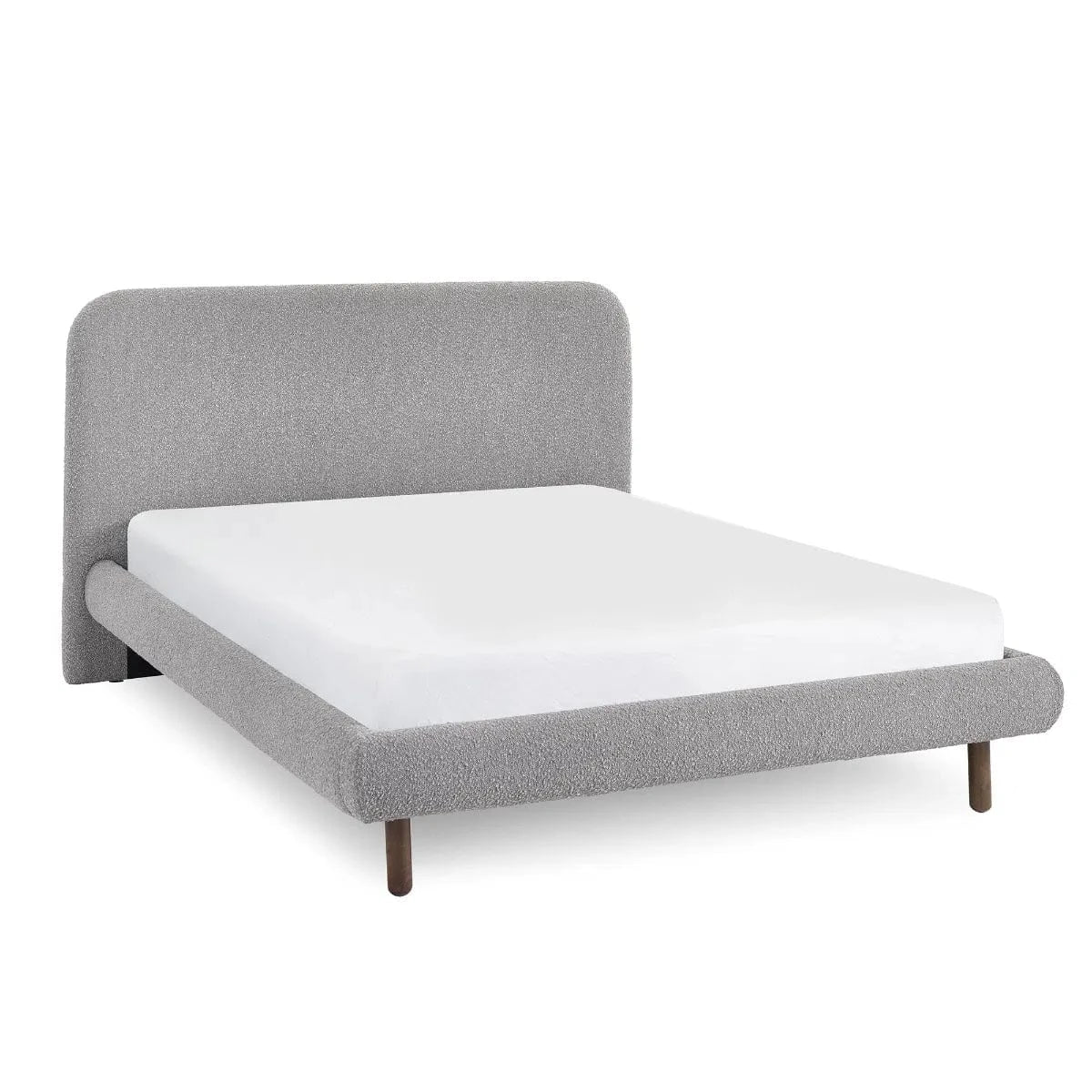Hannah Boucle Bed - Grey – Julian Bowen