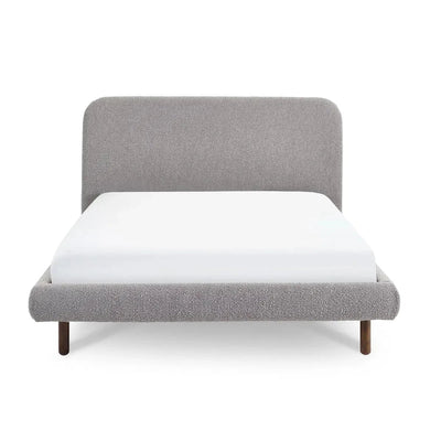 Hannah Boucle Bed - Grey – Julian Bowen, view 3