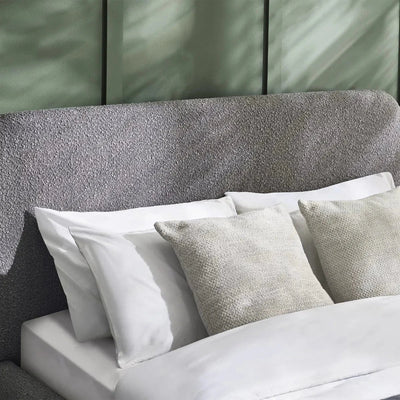 Hannah Boucle Bed - Grey – Julian Bowen, view 5