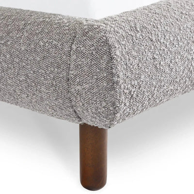 Hannah Boucle Bed - Grey – Julian Bowen, view 8