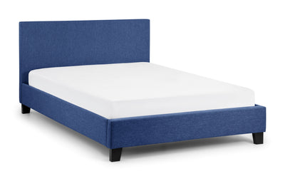 Rialto Linen Bed - Blue – Julian Bowen, view 14