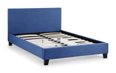 Rialto Linen Bed - Blue – Julian Bowen, view 15
