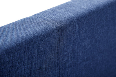 Rialto Linen Bed - Blue – Julian Bowen, view 16