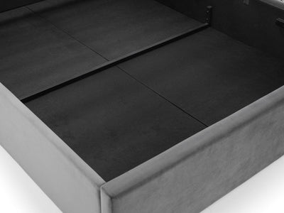 Julian Bowen Fabric Bed Sanderson Diamond Quilted Velvet Ottoman Bed Bed Kings