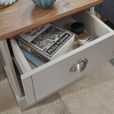 Kendal 1 Drawer Bedside Grey – GFW, view 5