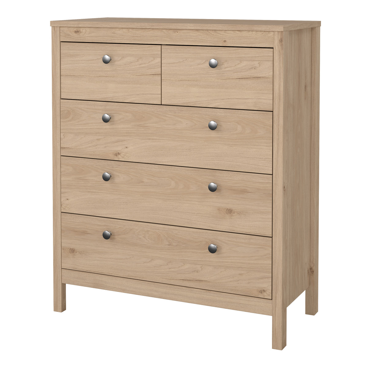 Madrid 3+2 drawer chest in Jackson Hickory oak, photo 3