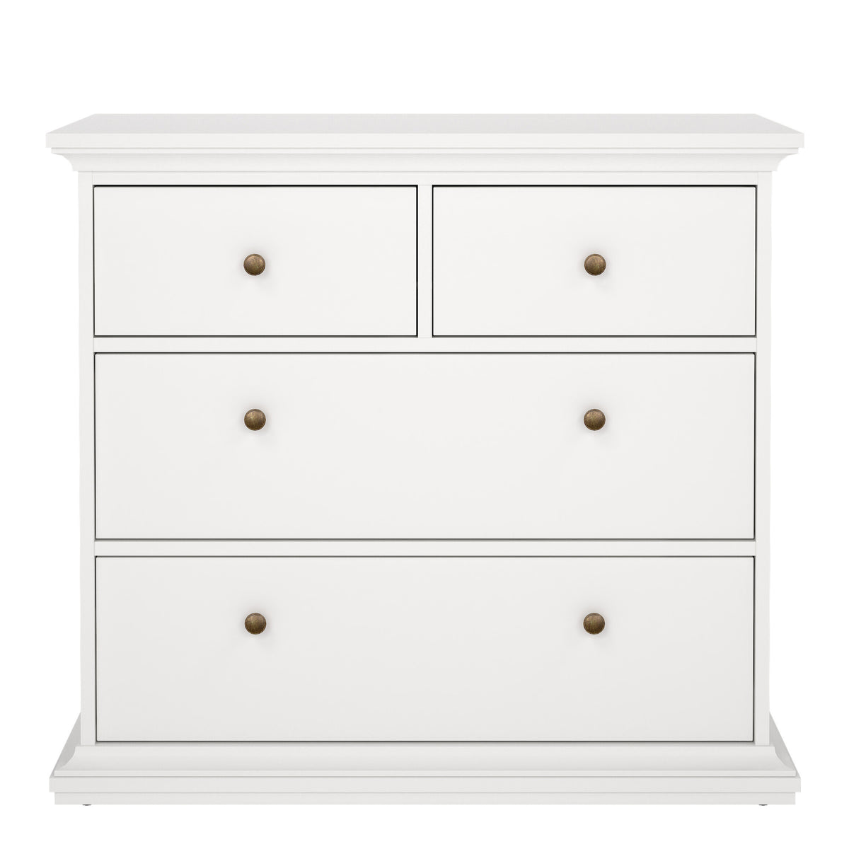 Paris chest of 4 drawers in white, photo 2
