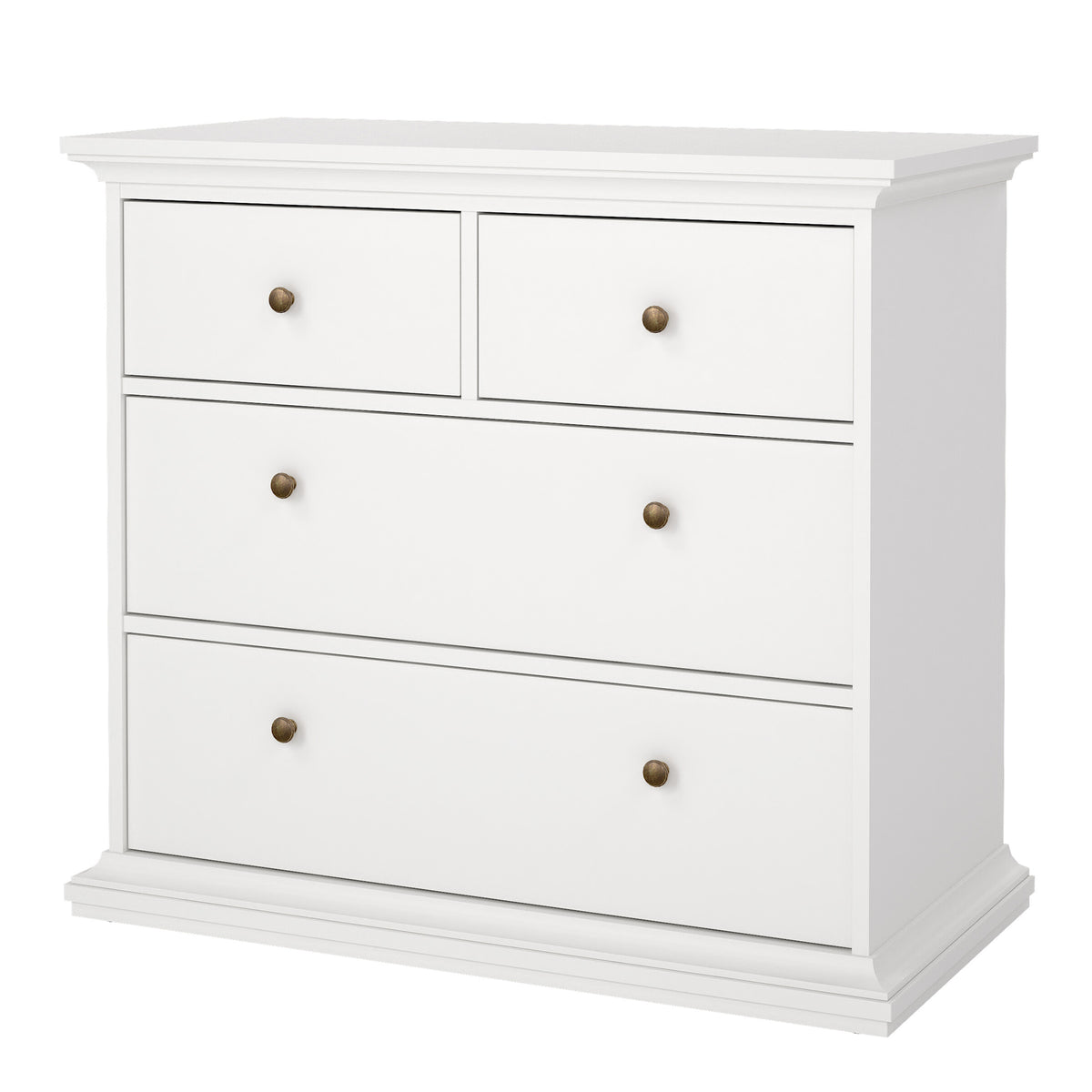 Paris chest of 4 drawers in white, photo 3