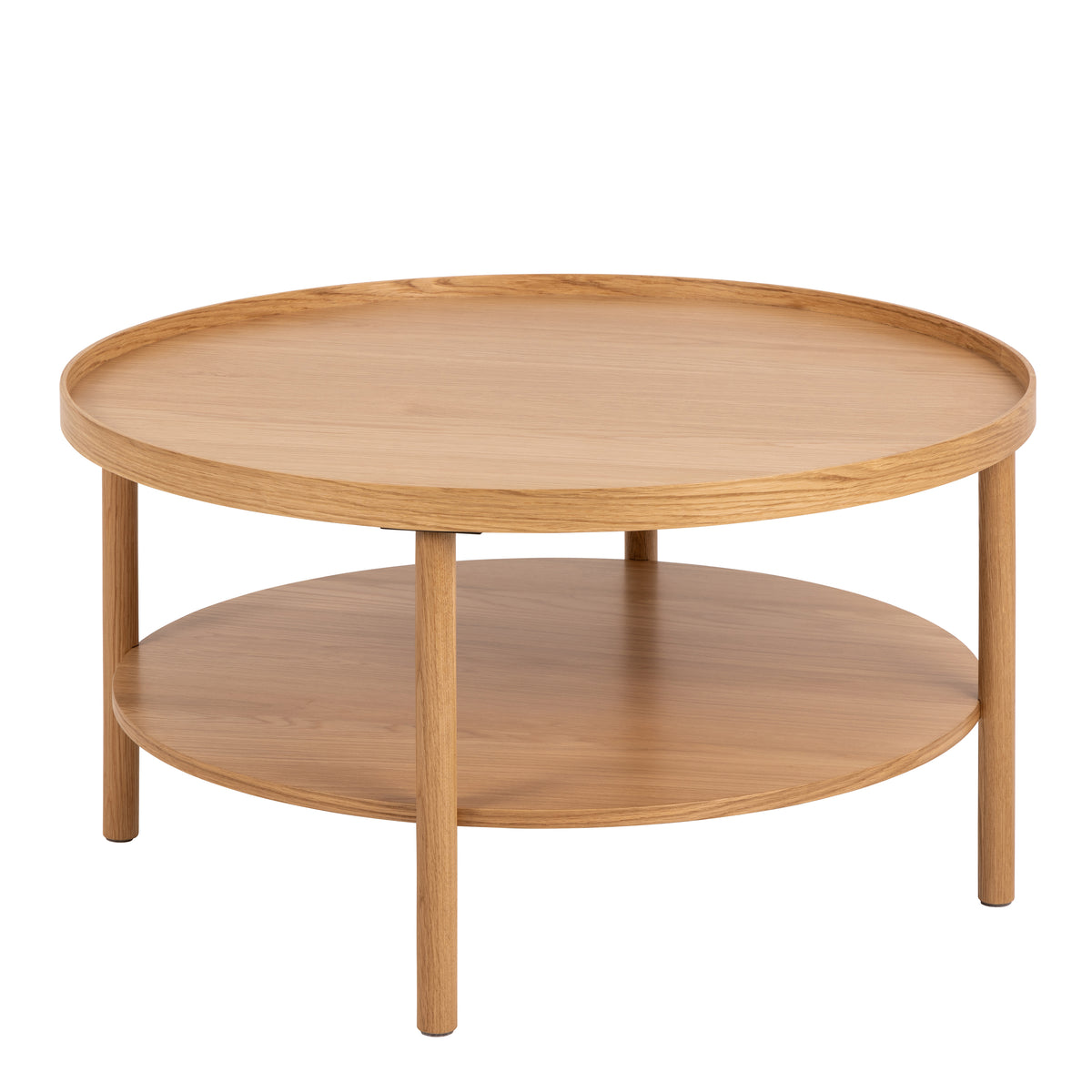 Banbury round coffee table in oak