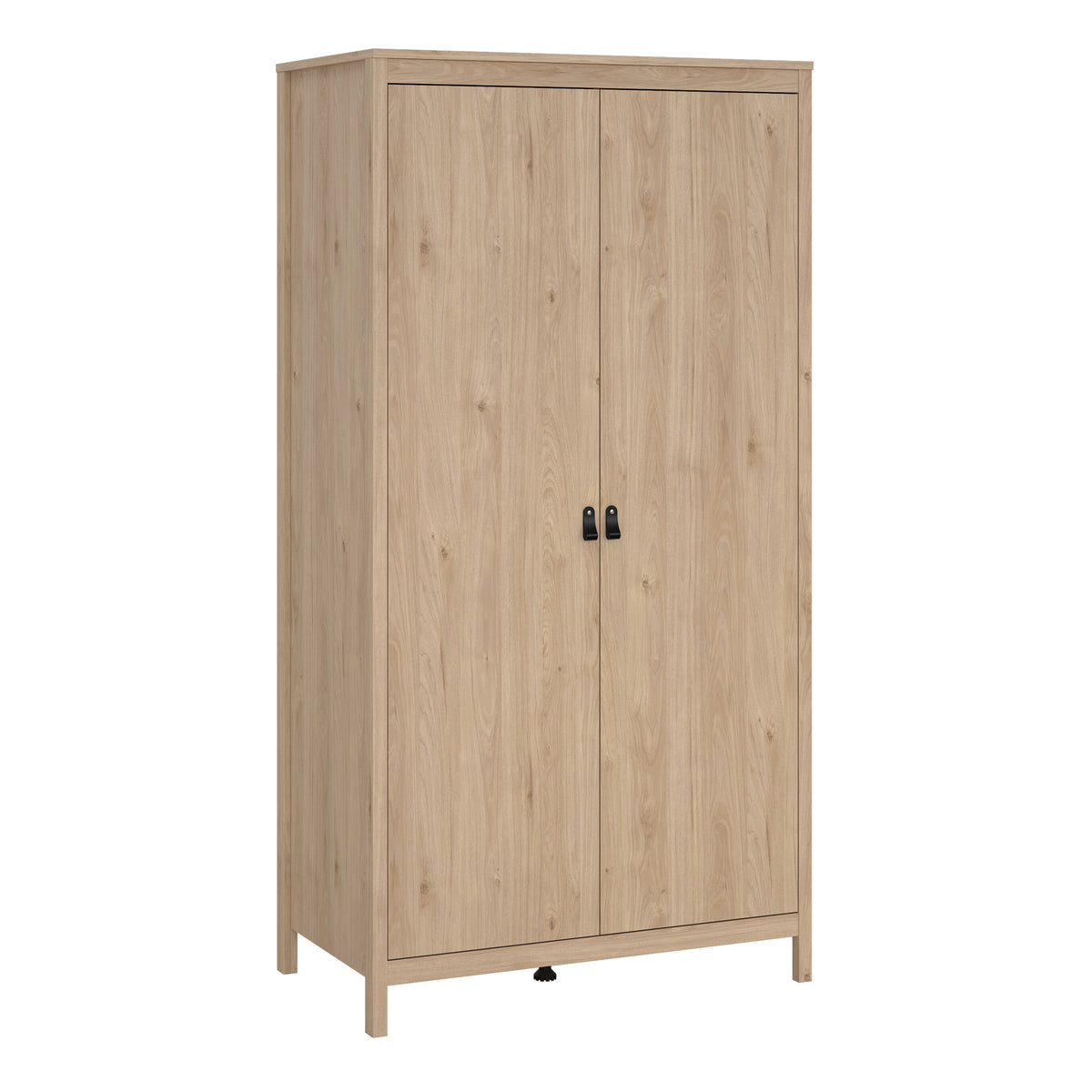 Barcelona 2 door wardrobe in Jackson hickory oak