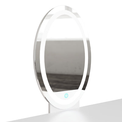 Signy Led Dressing Table With Stool – GFW, view 3