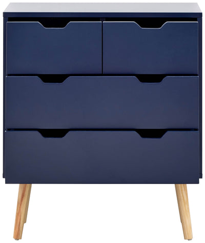 Nyborg 2+2 Drawer Chest Nightshadow – Nightshadow