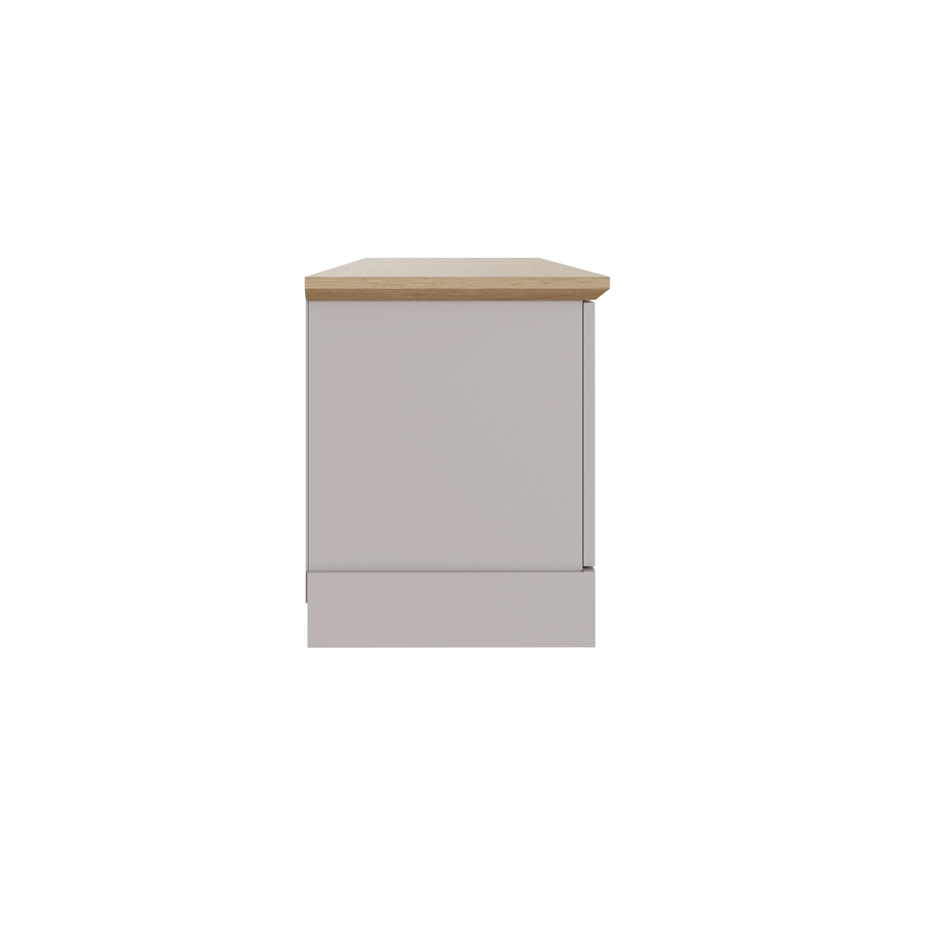 Kendal Large TV Unit Grey – GFW, view 4