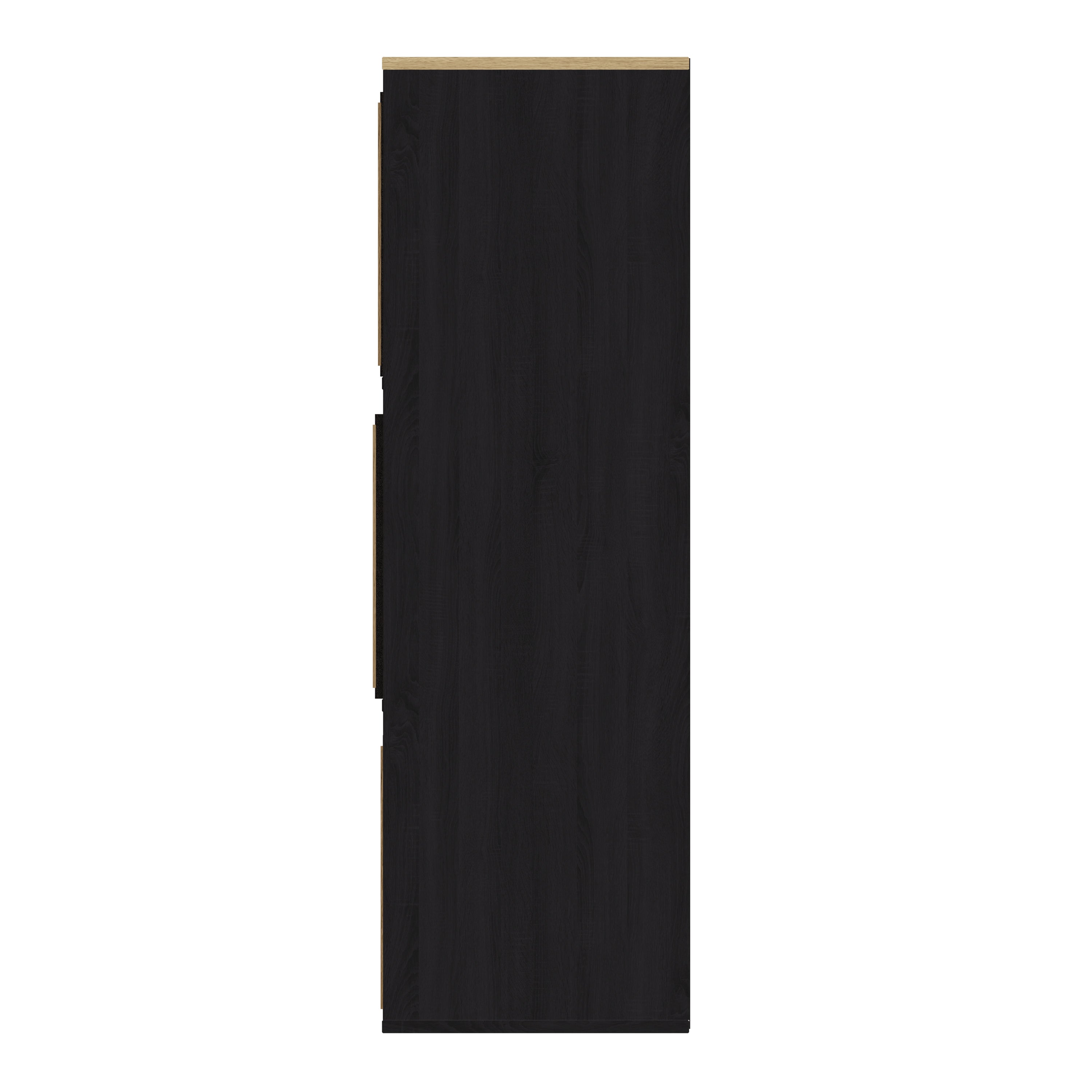 Kube 2X3 Storage Kube Black/Medium Oak – GFW, view 4