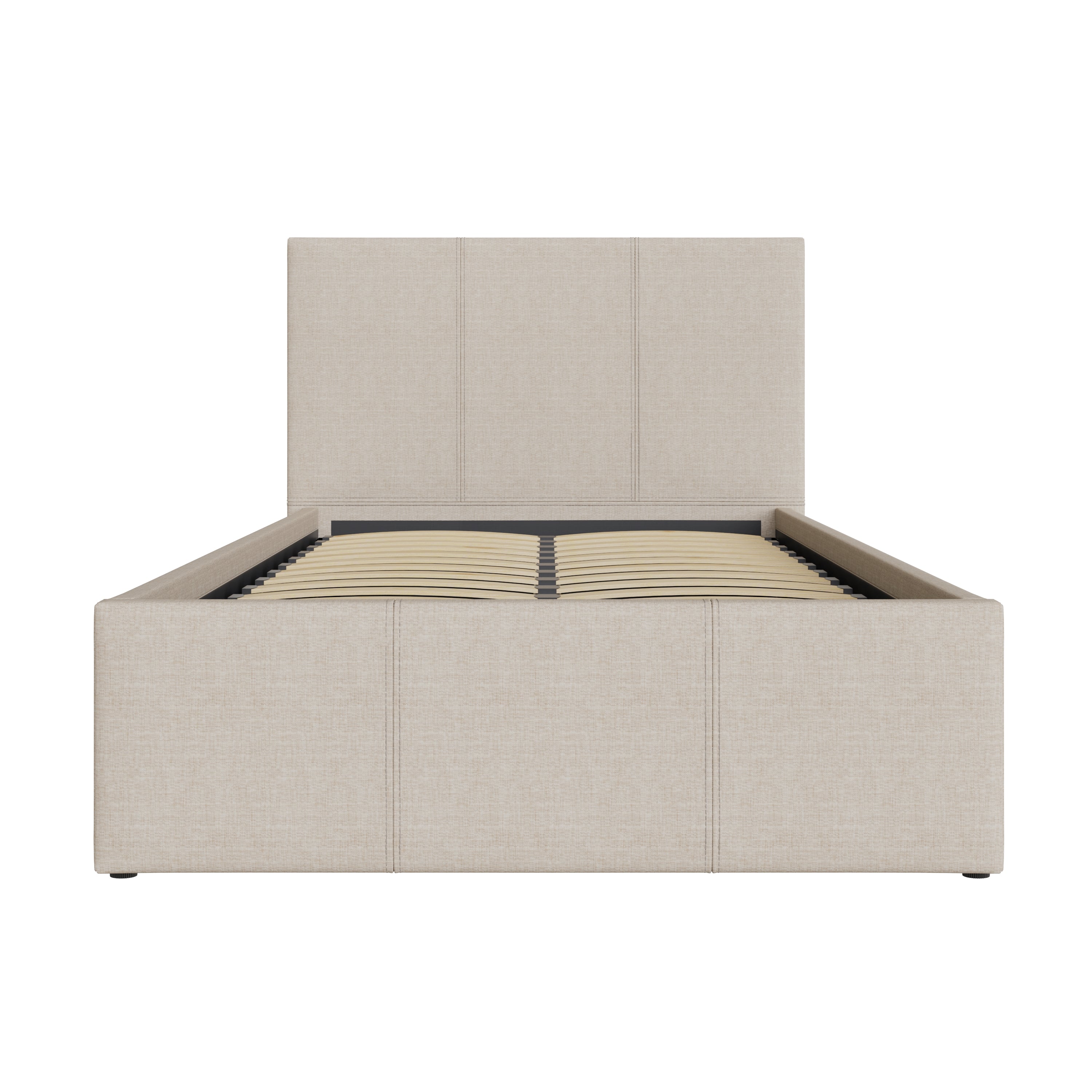 End Lift Ottoman Bed Frame - Natural – GFW, view 6