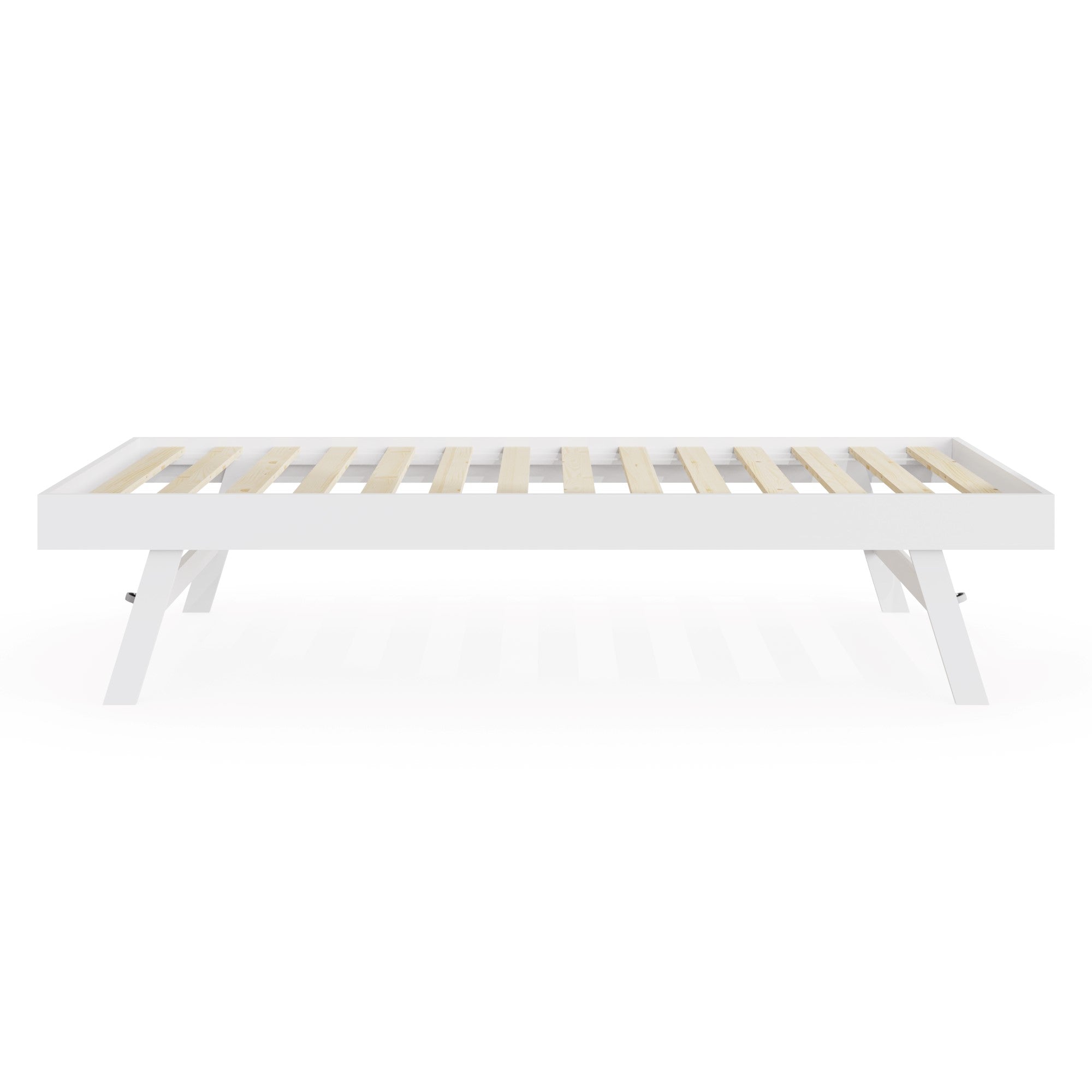 Madrid Wooden Trundle Only White – GFW