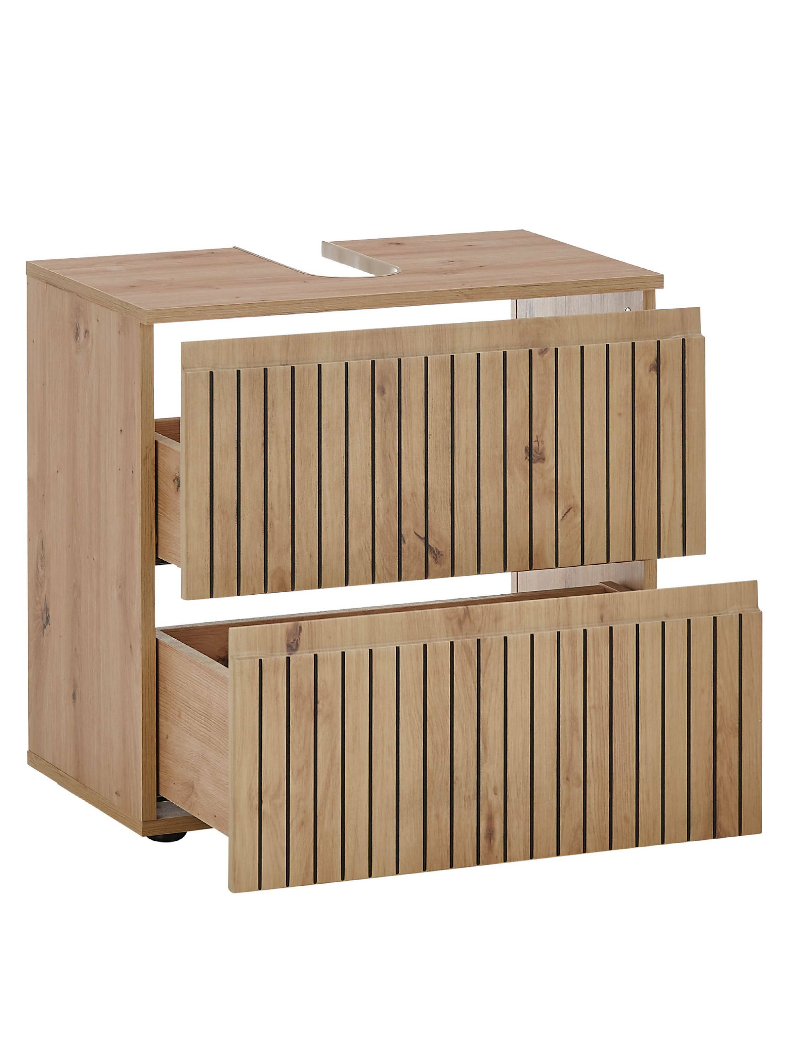 Austin 2 Drawer Under Sink Cabinet – Julian Bowen, view 4