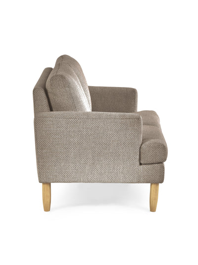 Daisy Coyote Grey Chenille Upholstered Compact 2 Seater Sofa – Julian Bowen, view 5