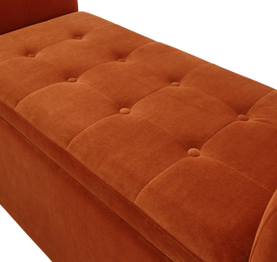 Genoa Window Seat Russet Fabric – GFW, view 15