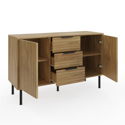Nervata Sideboard Oak – GFW, view 6