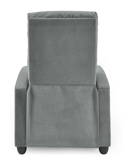 Vivo Grey Chenille Reclining Arm Chair – Julian Bowen, view 7