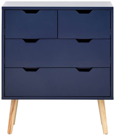 Nyborg 2+2 Drawer Chest Nightshadow – Nightshadow
