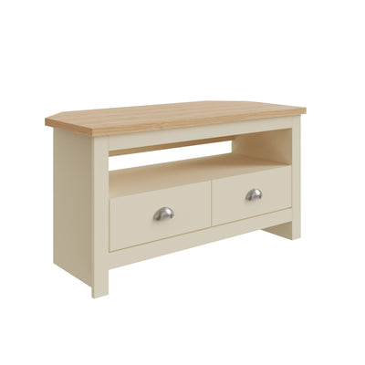 Lancaster Corner TV Unit Cream – GFW