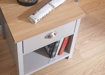 Lancaster Lamp Table Grey – GFW, view 10