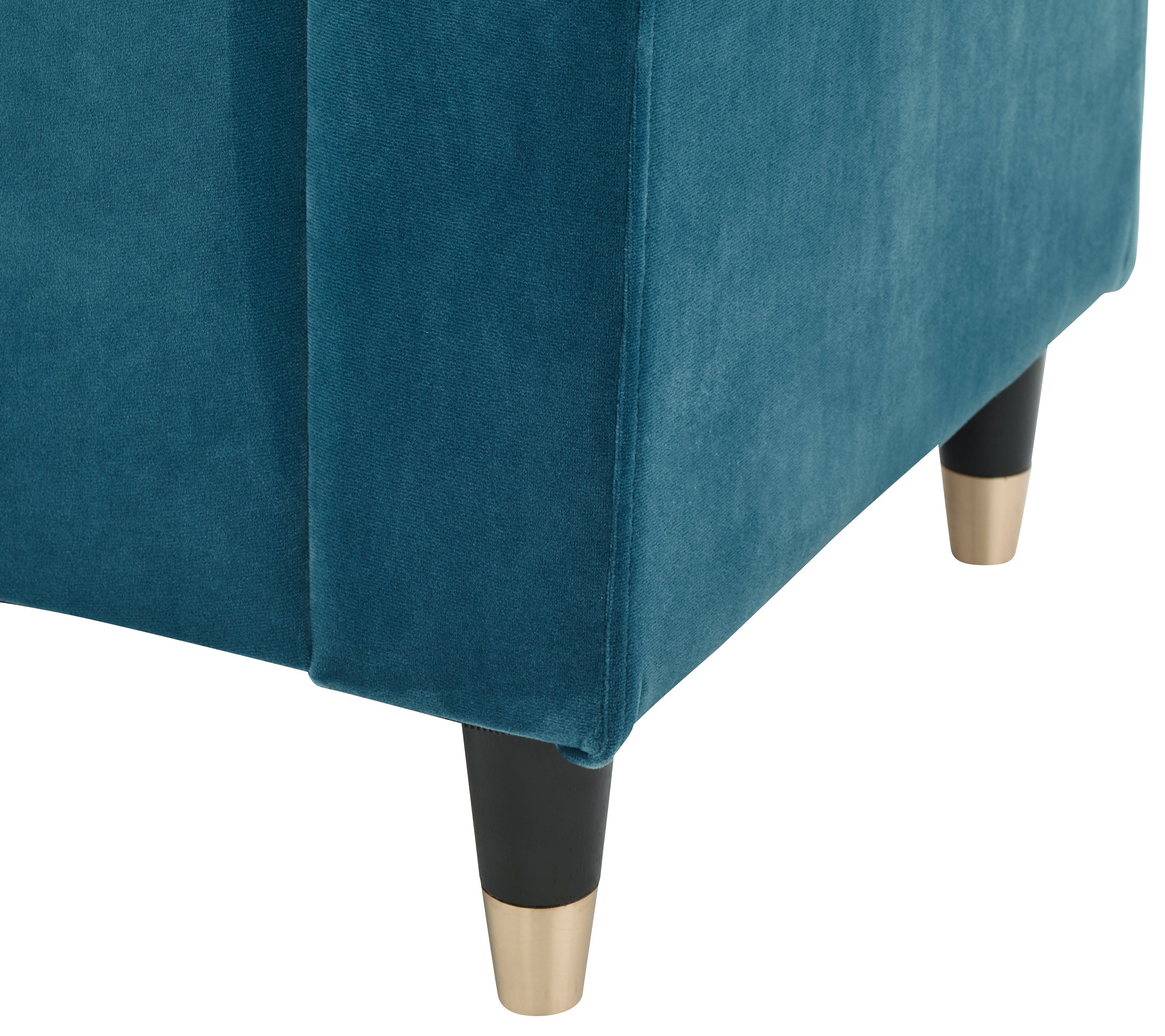 Genoa Window Seat Teal Fabric – GFW, view 18