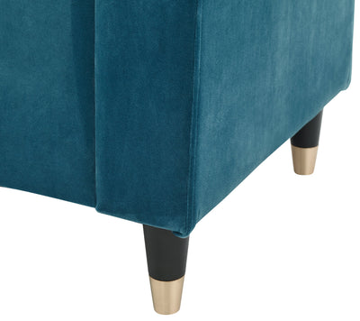 Genoa Window Seat Teal Fabric – GFW, view 18