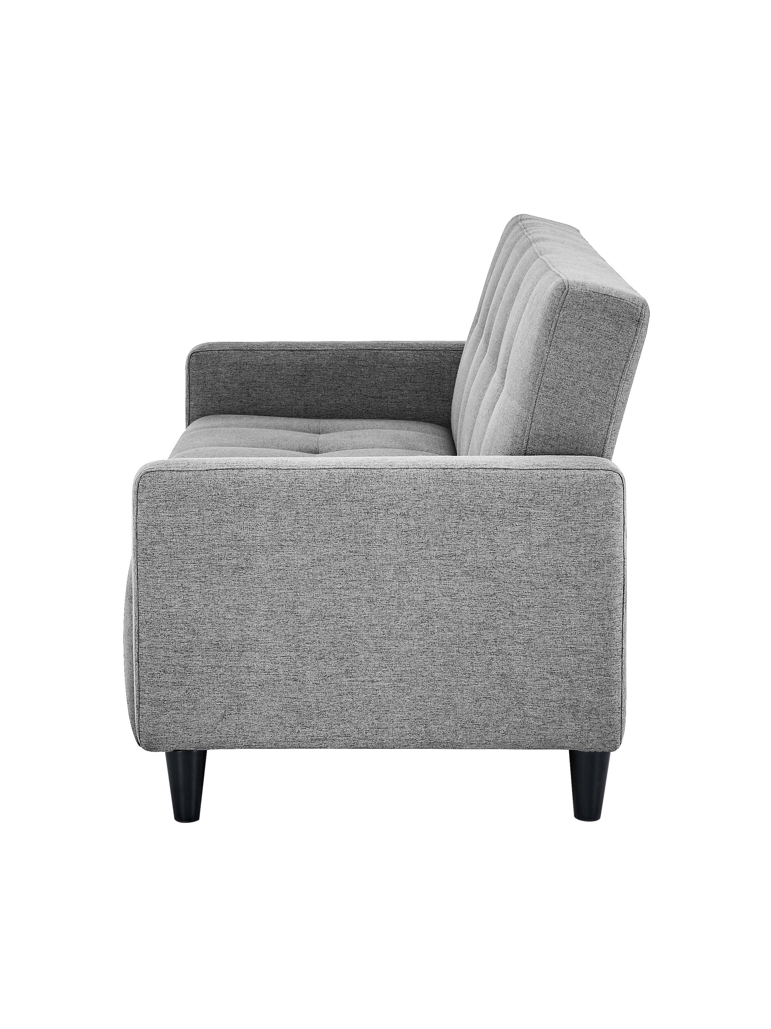 Alfie 3 Seater Grey Linen Storage Sofabed – Julian Bowen, view 8