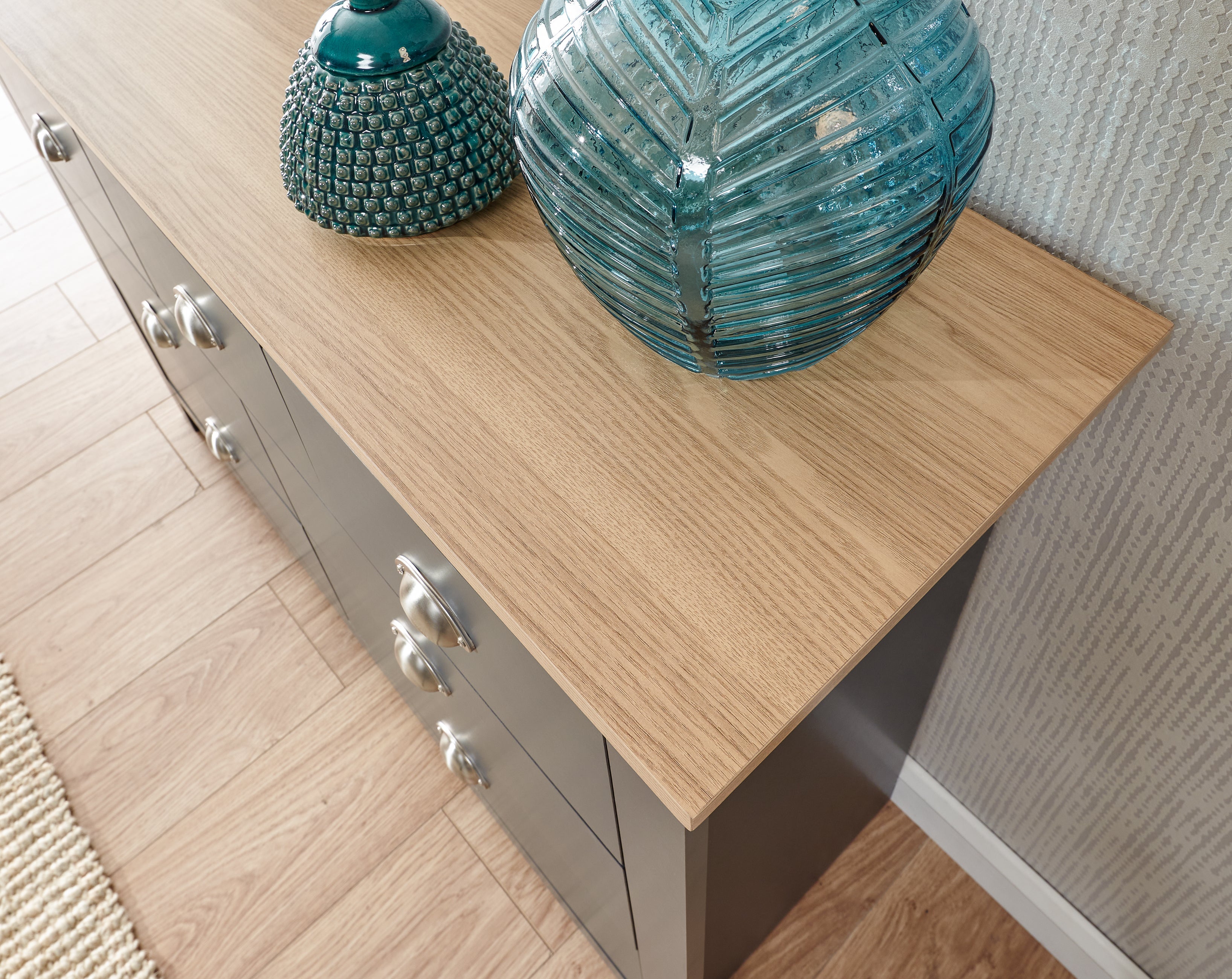 Lancaster Merchants Chest Slate Blue – GFW, view 6