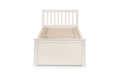 Maisie Bed With Underbed And Drawers - Surf White – Julian Bowen, view 4