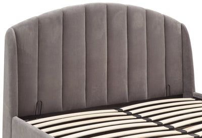 Pettine End Lift Ottoman Bed - Grey & Gold – GFW, view 15