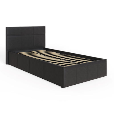 Side Lift Ottoman Bed Black – GFW