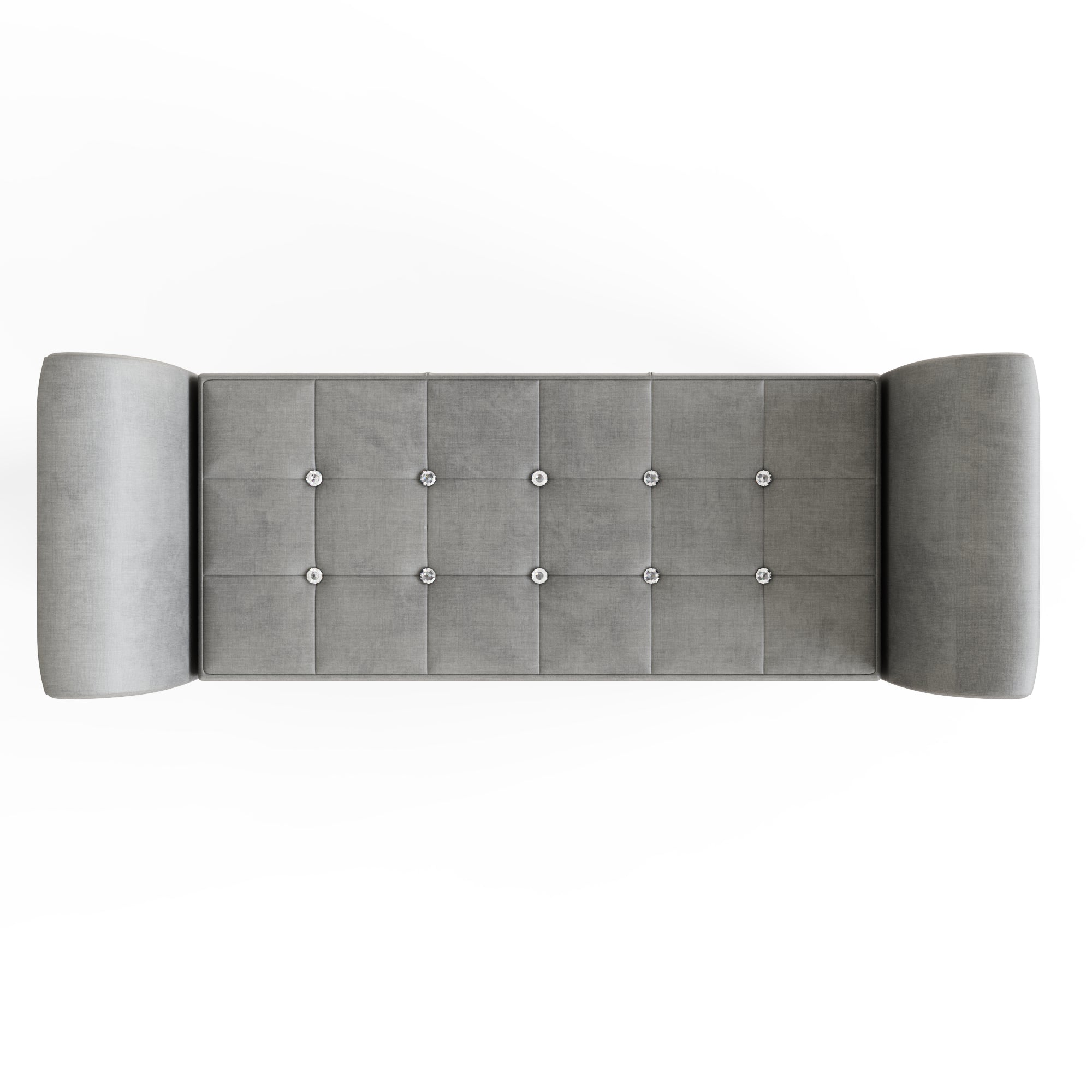 Verona Diamante Window Seat Grey Chenille – GFW, view 8