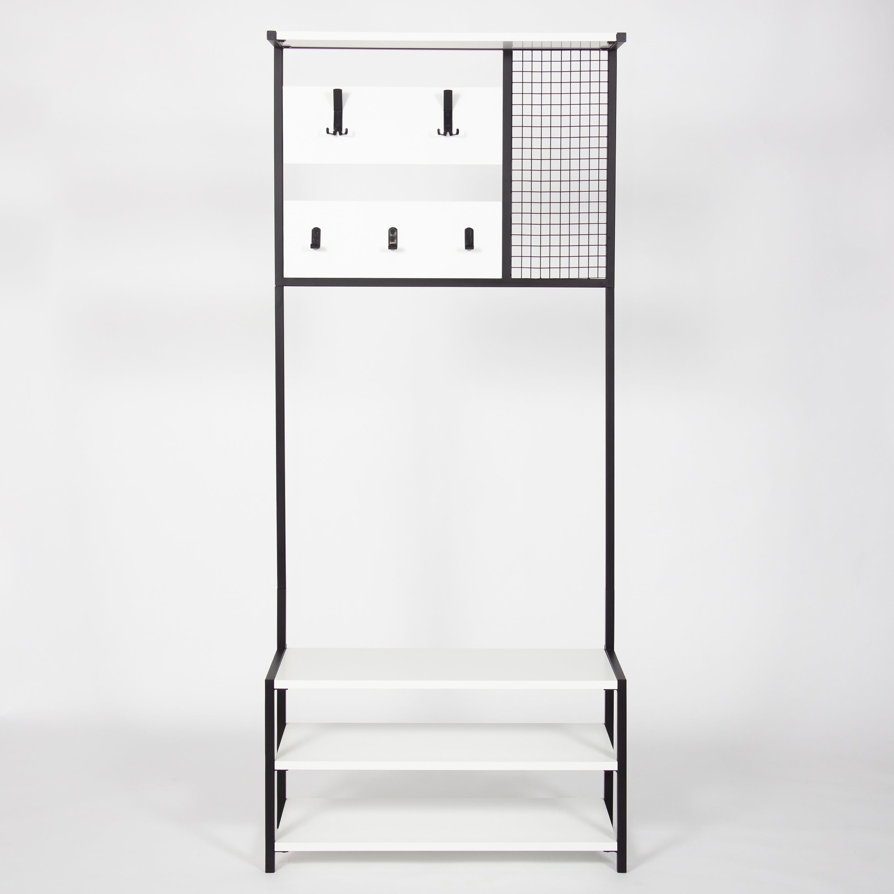 GFW Hallway Unit Shifnal Hallway Storage Unit White Bed Kings