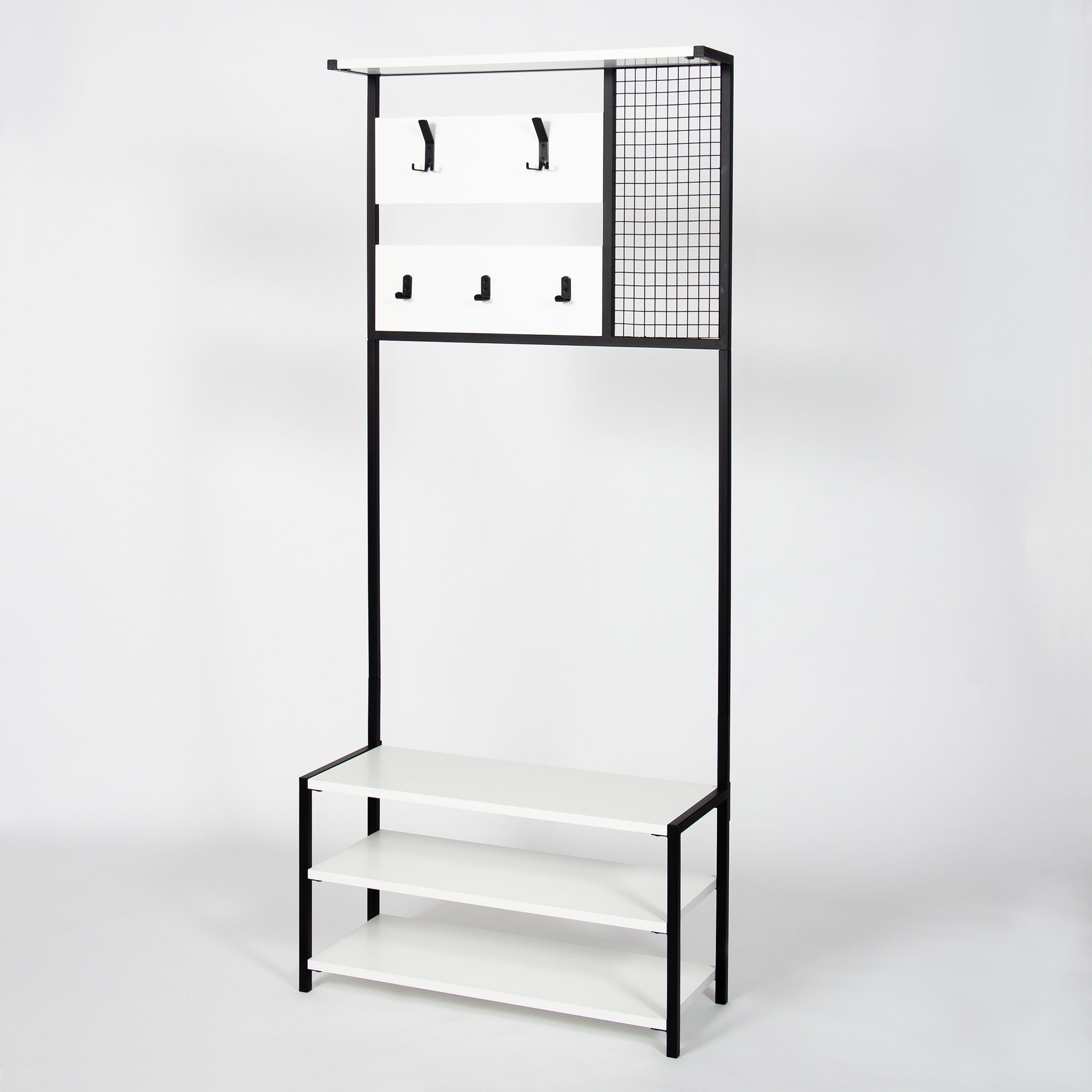 GFW Hallway Unit Shifnal Hallway Storage Unit White Bed Kings