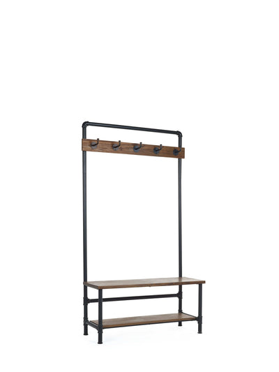 Boston Hallway Stand With Bench – Julian Bowen