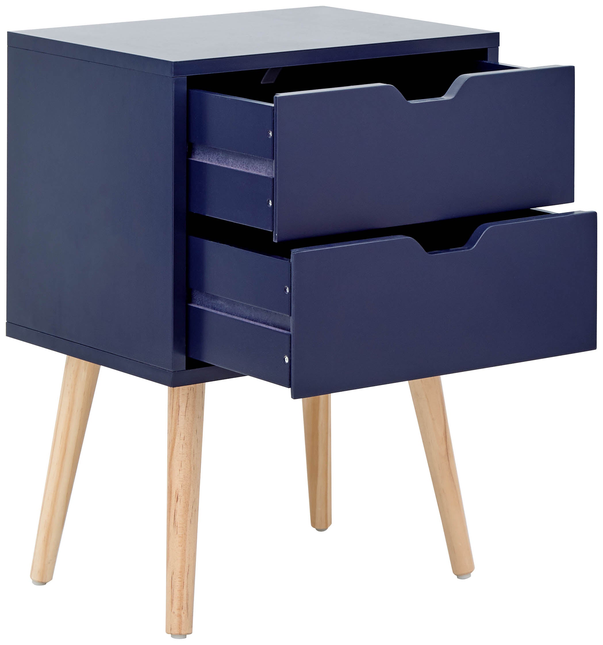 Nyborg Single 2 Drawer Bedside Nightshadow – Nightshadow