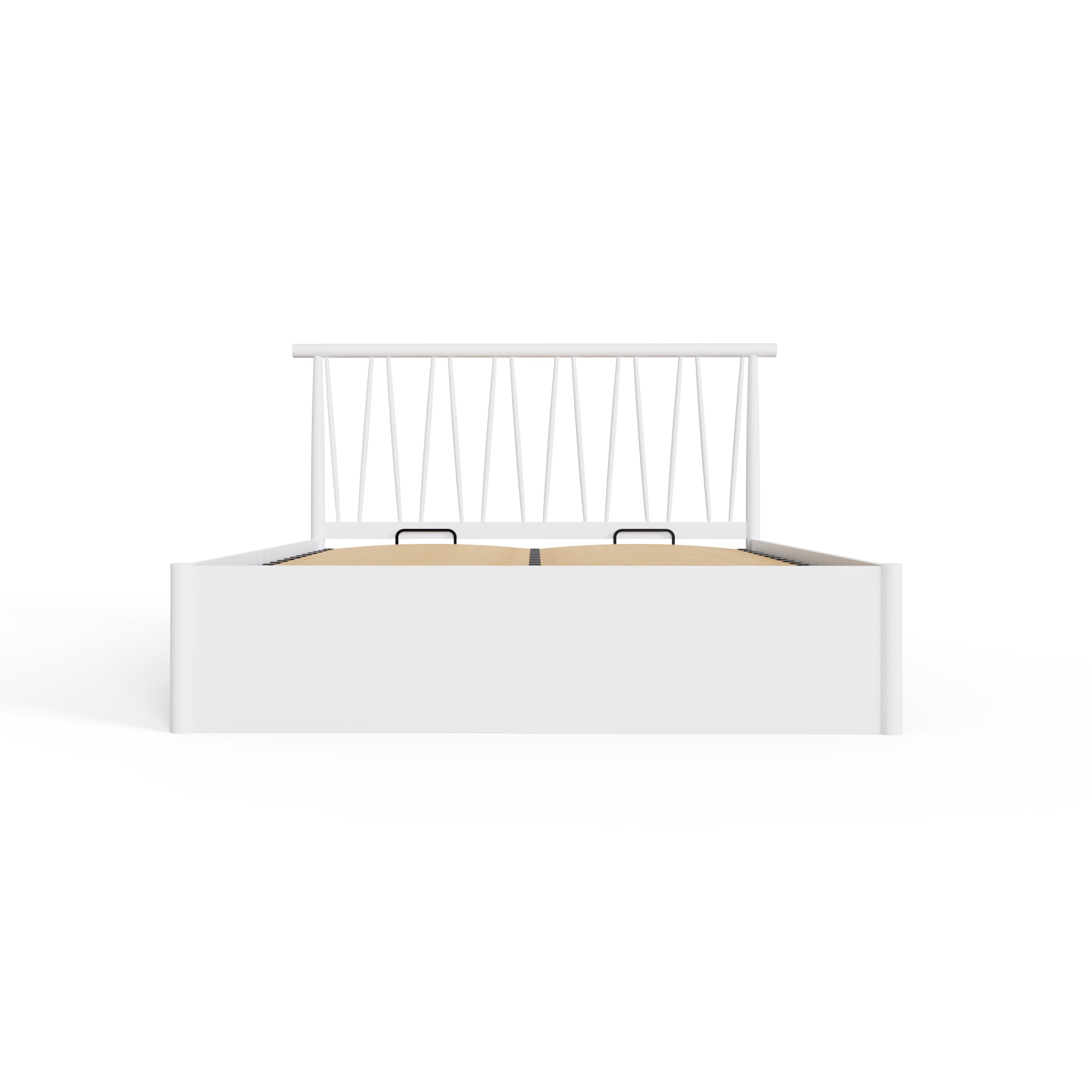 Fusum Spindle Ottoman Bed - White – GFW, view 11