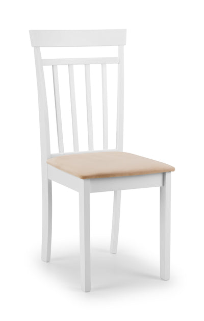 Coast White Dining Chairs (Set of 2) – Julian Bowen