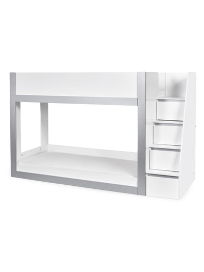 Gaia Bunk Bed - White and Silver – Julian Bowen, view 4