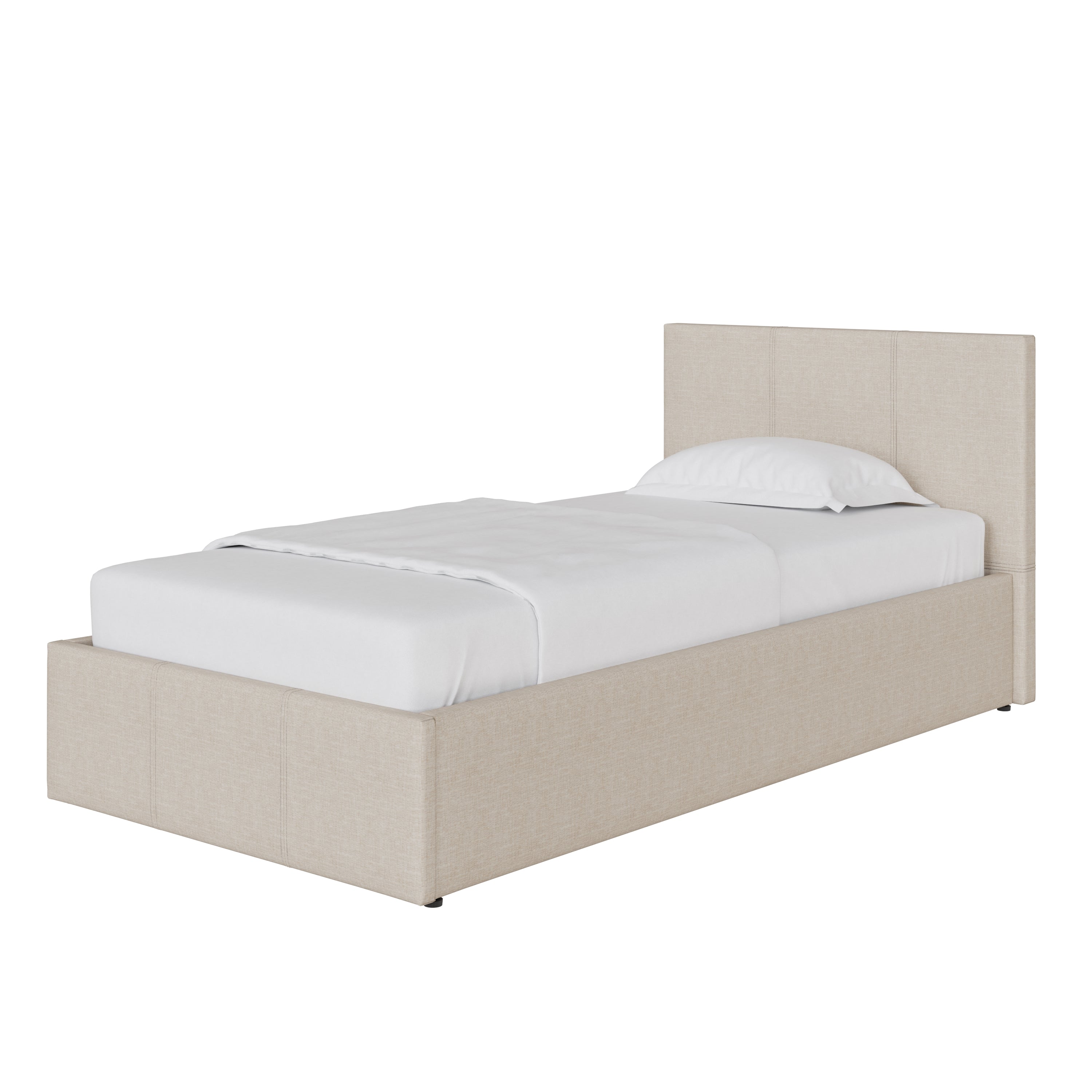End Lift Ottoman Bed Frame - Natural – GFW