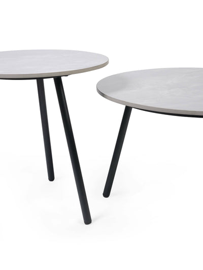 Casper Set of Side Tables Grey – Julian Bowen, view 7