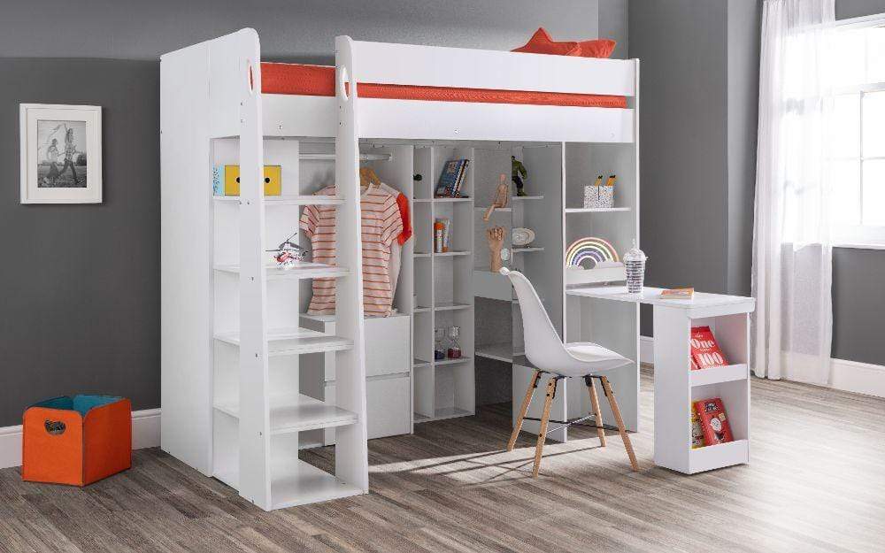Julian Bowen High Sleeper Bed Aurora High Sleeper Bed Kings