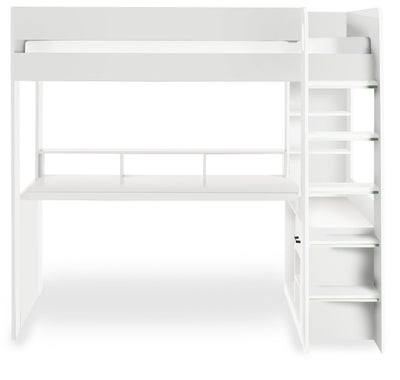 Blaze Gaming Highsleeper  Bed - All White – Julian Bowen, view 3